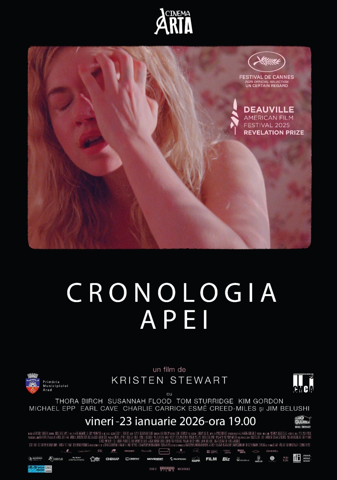 Filmul „Cronologia apei“, proiectat la Cinematograful „Arta“ din Arad