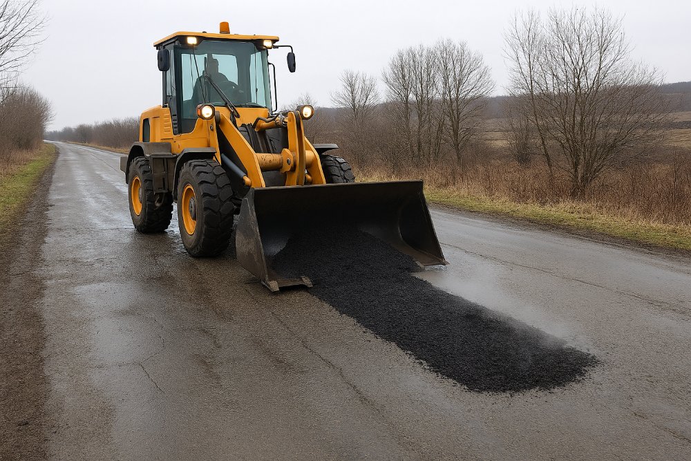 Iarna lovește carosabilul: CJA anunță reparații pe drumurile din județ