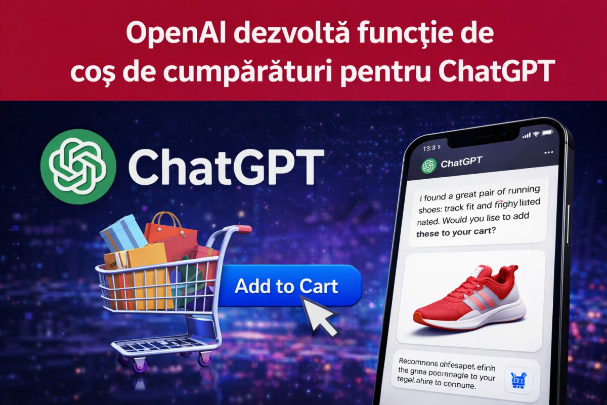 OpenAI dezvoltă funcție de coș de cumpărături pentru ChatGPT