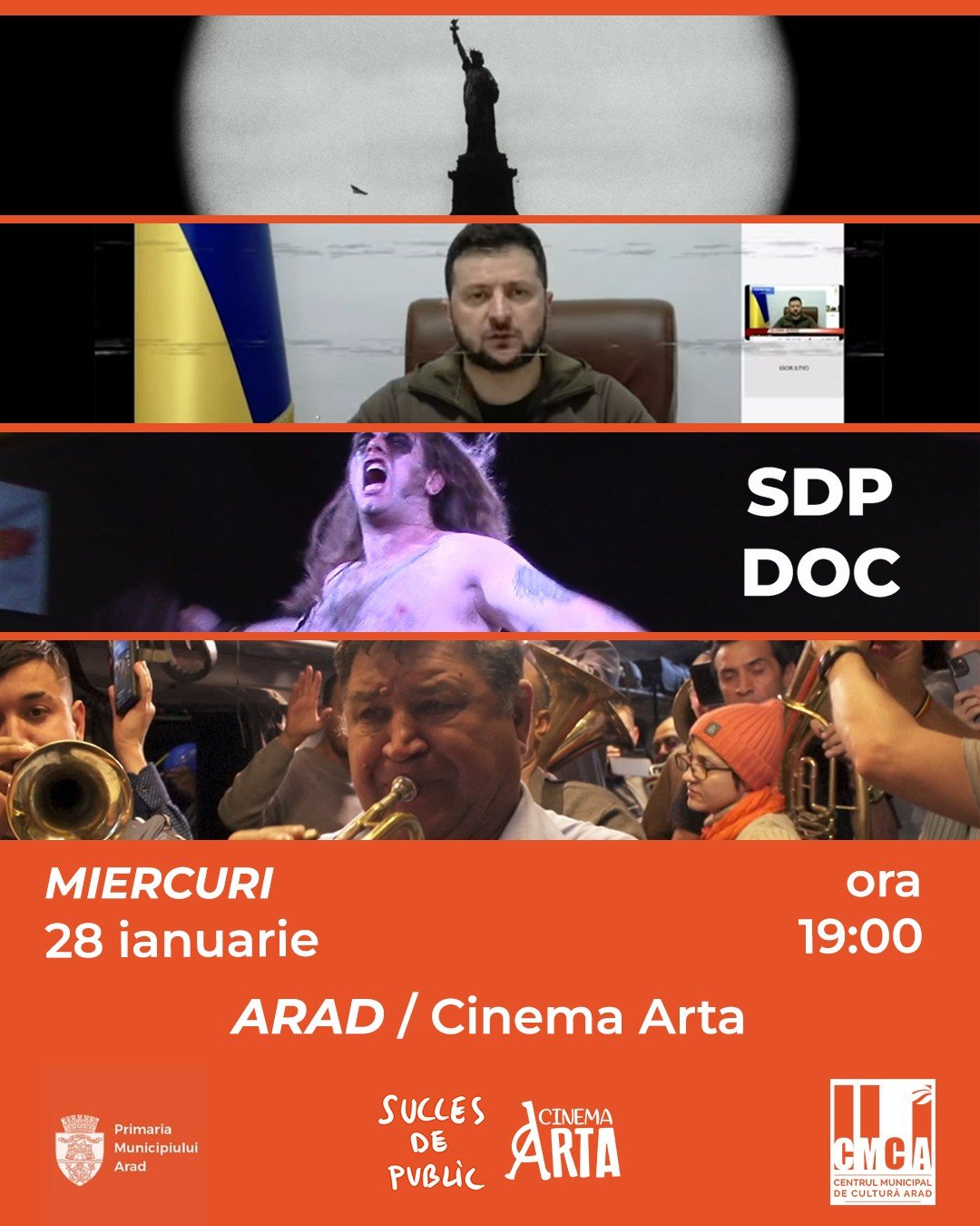 „Succes de public“, ediția a doua, la Cinematograful „Arta“ din Arad