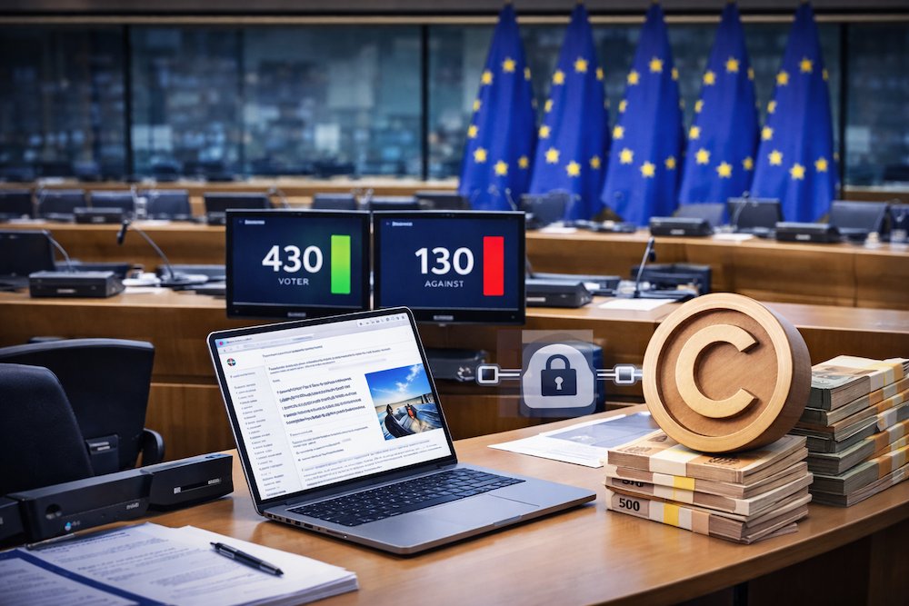 Parlamentarii UE votează obligarea companiilor de AI să plătească pentru conținutul protejat de drepturi de autor