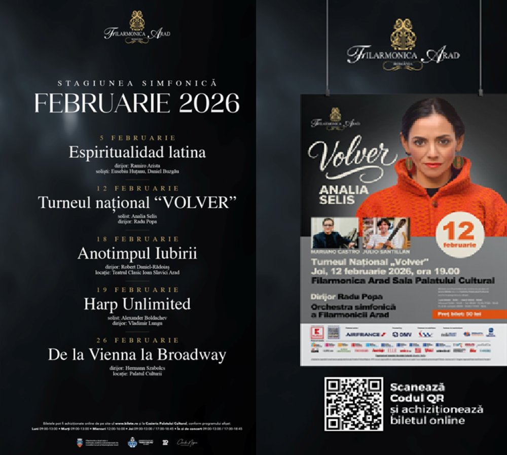 Februarie - o lună a ritmurilor, emoțiilor și spectacolelor remarcabile la Filarmonică