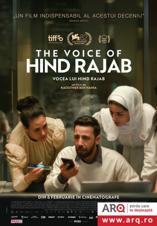 Filmul „Vocea lui Hind Rajab“, proiecția săptămânii la Cinematograful „Arta“ din Arad