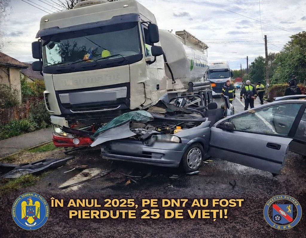 Trafic monitorizat pe DN 7: vezi în ce interval orar va avea loc acțiunea de astăzi a Poliției Rutiere