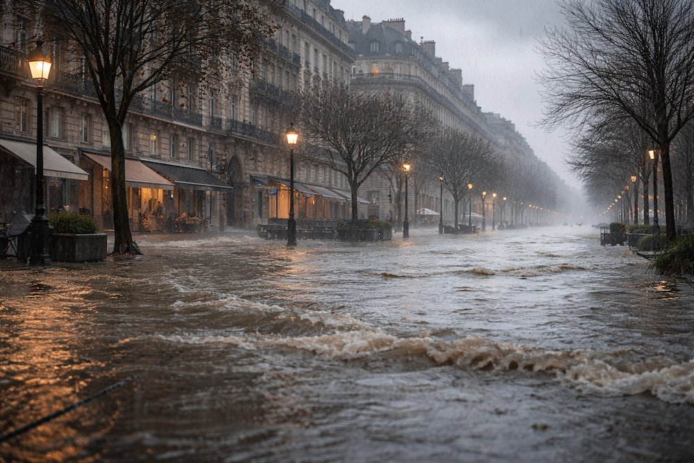 Studiu: schimbările climatice cresc cantitatea de ploaie adusă de furtunile de iarnă în Europa