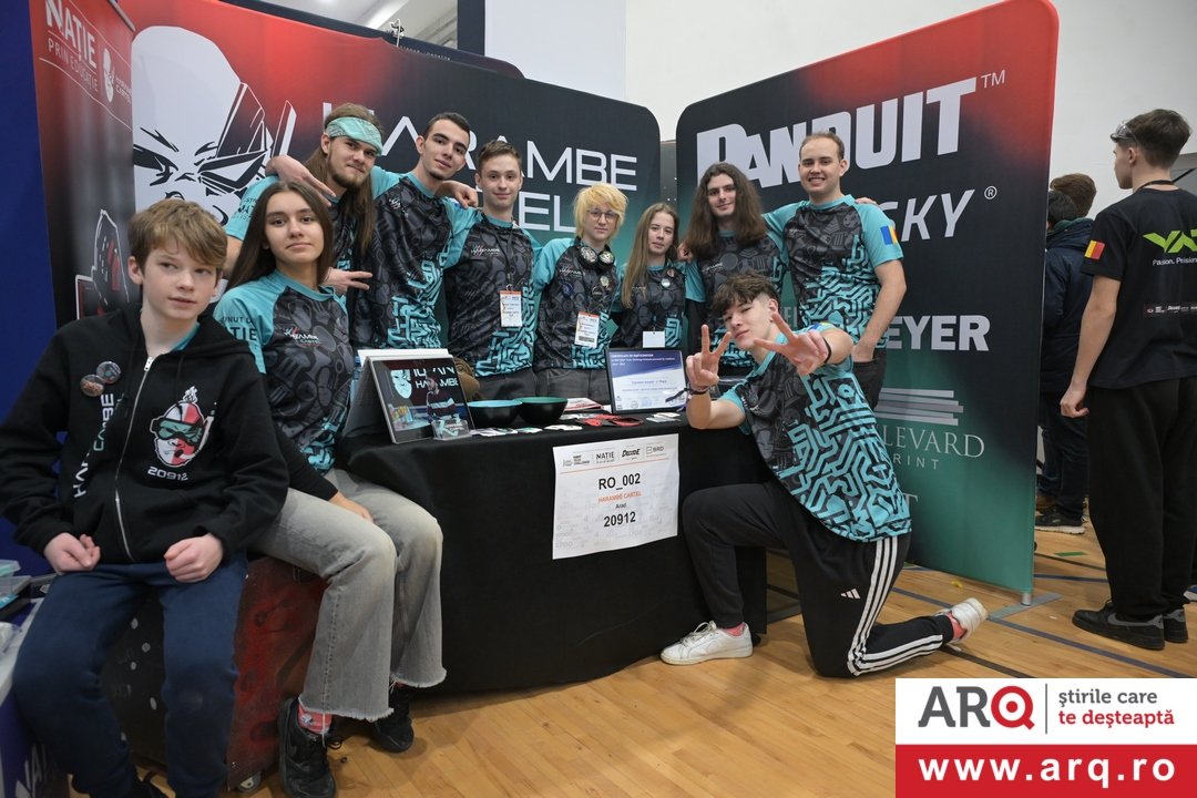 Echipa Harambe Cartel în etapa națională a competiției FIRST Tech Challenge România