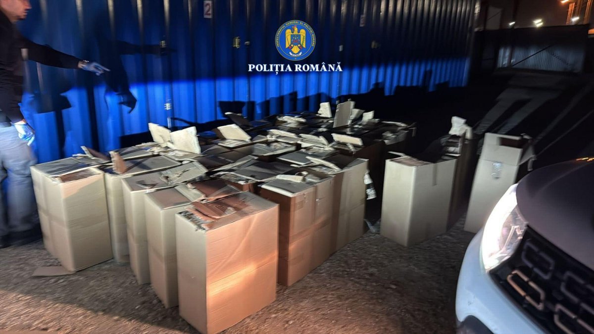 Contrabandă de proporții la Zărand: peste 4,6 milioane de țigarete confiscate de Poliția Economică
