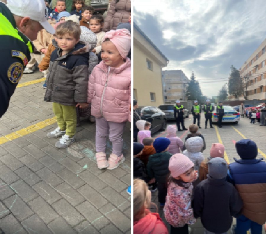 Cum au învățat 88 de copii de la Grădinița PP 14 să traverseze corect strada