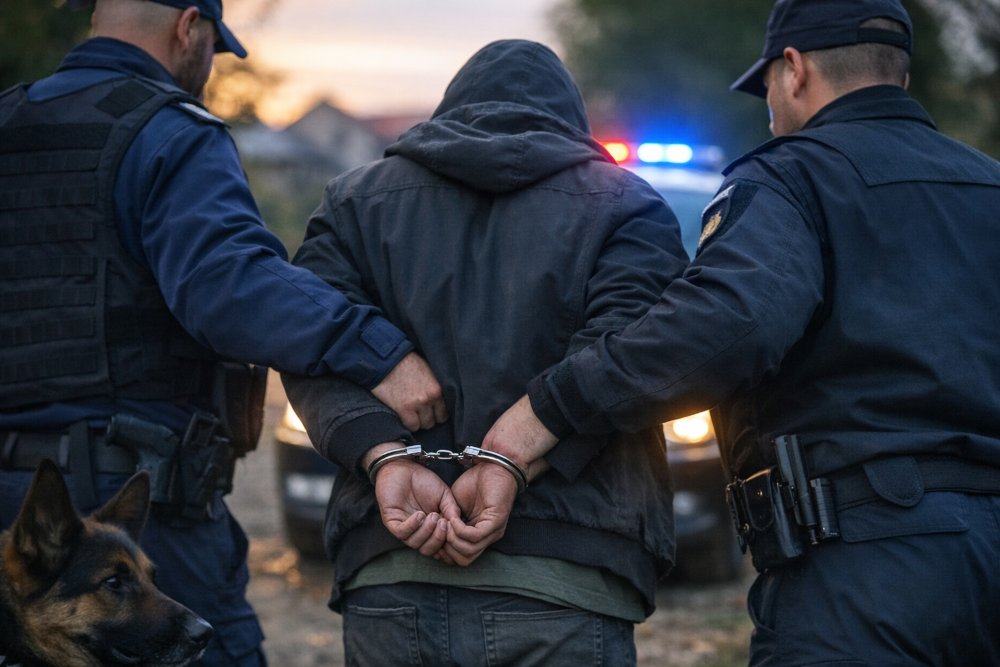 Tâlhărie la Zăbrani: tâlharul a fugit cu 100 de lei, dar a fost prins rapid și „recompensat” cu o cazare gratuită și mâncare în arest, timp de 30 de zile