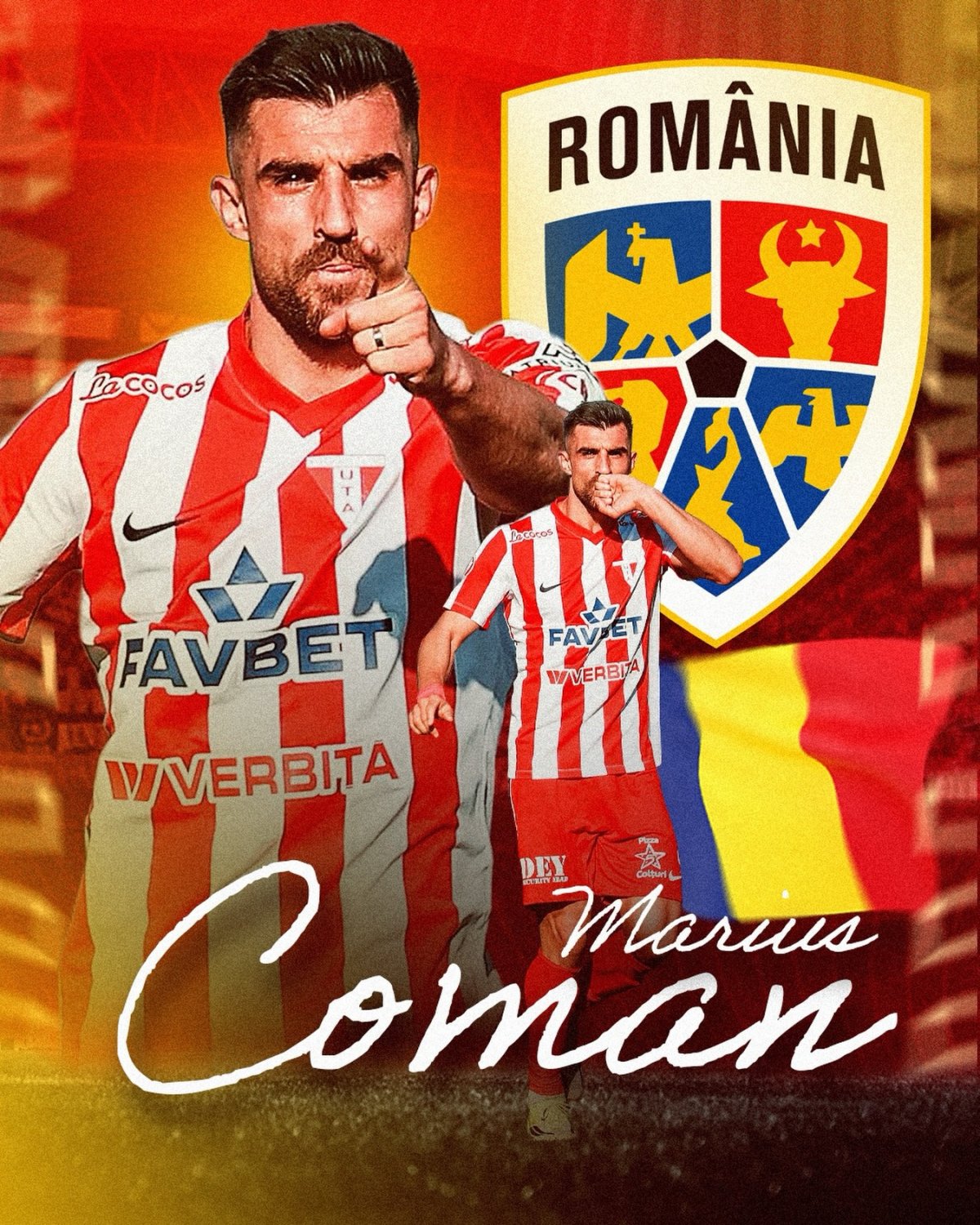 UTA revine la națională: Marius Coman a fost convocat de Mircea Lucescu