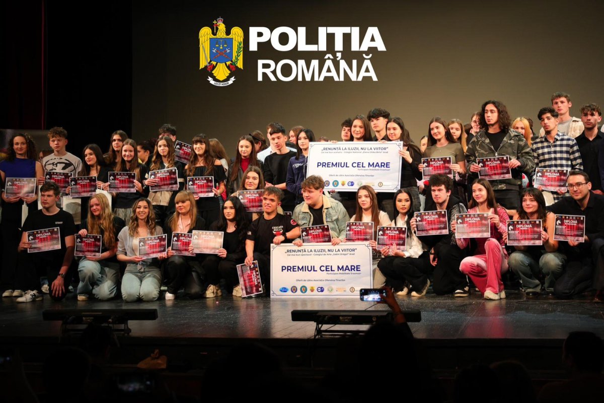 „Renunță la iluzii, nu la viitor!” — sute de elevi au transmis un mesaj puternic împotriva drogurilor