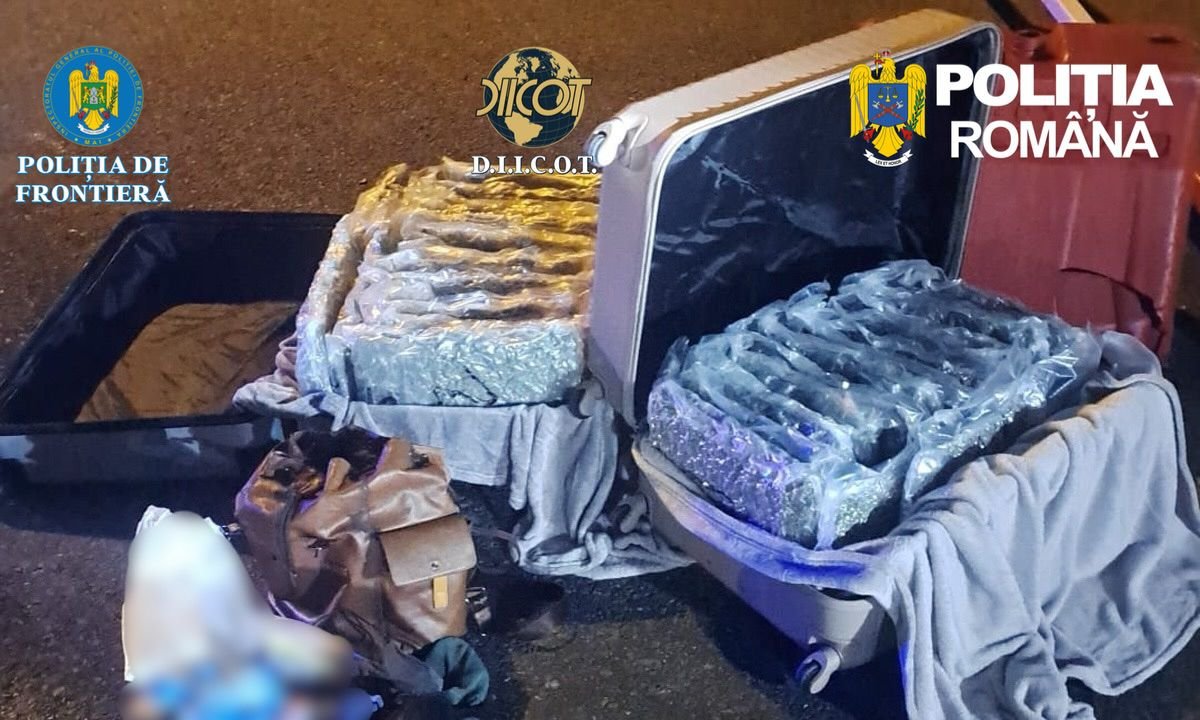Traficant de canabis prins la Nădlac; unde era ascunsă marfa (FOTO)
