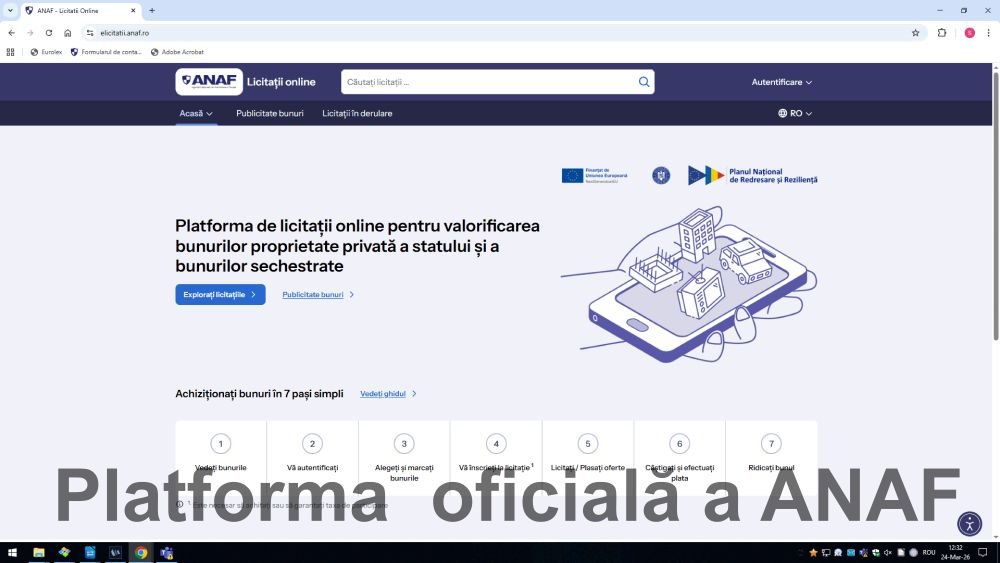 Revoluție în valorificarea bunurilor statului: ANAF introduce platforma eLicitațiiANAF