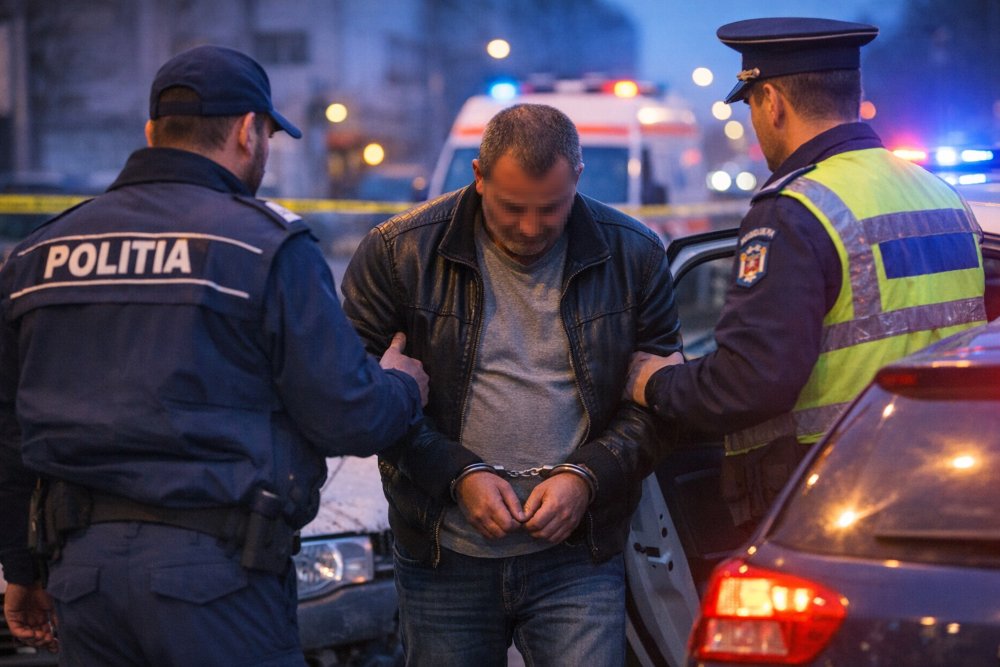 Scene periculoase în Arad: șofer beat și fără permis, reținut după ce a lovit un pieton