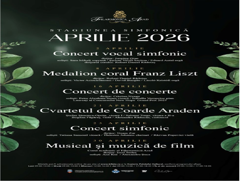 De la Fauré la Broadway: Filarmonica propune o lună de introspecție, virtuozitate și spectacol