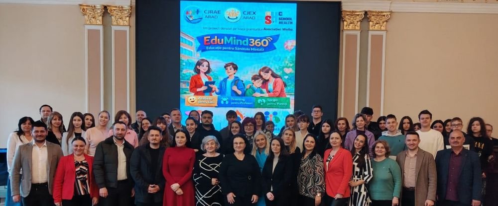 EduMind360  – un parteneriat pentru sănătatea mintală a comunității școlare arădene