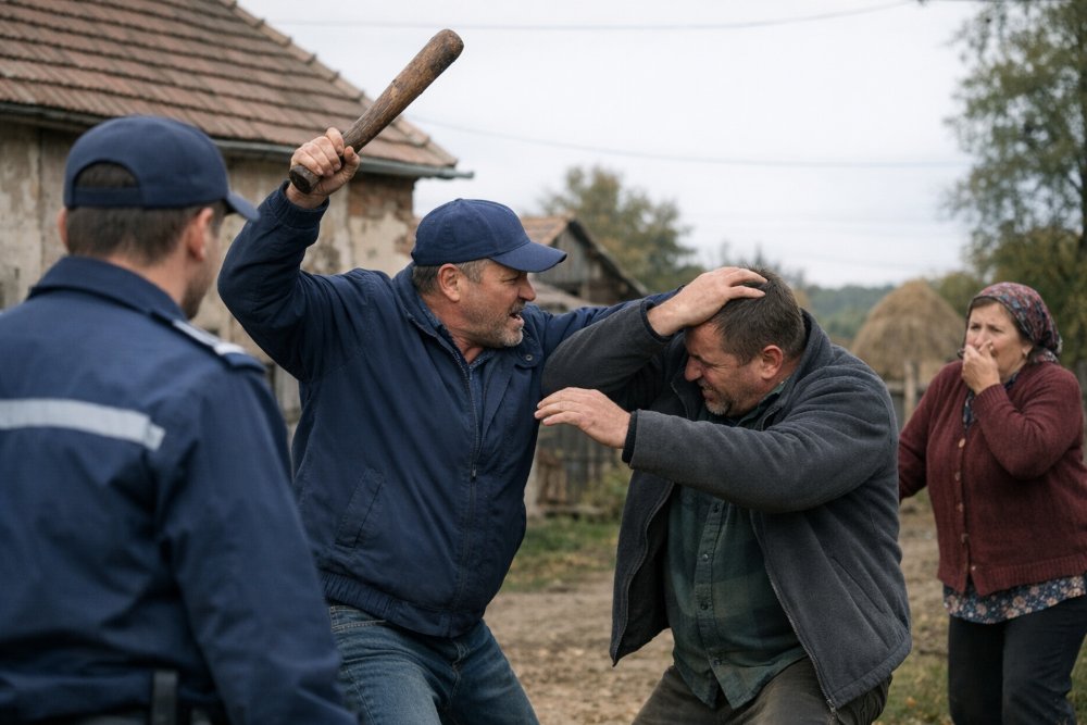 Reținut pentru lovire… nu pentru că era 1 aprilie