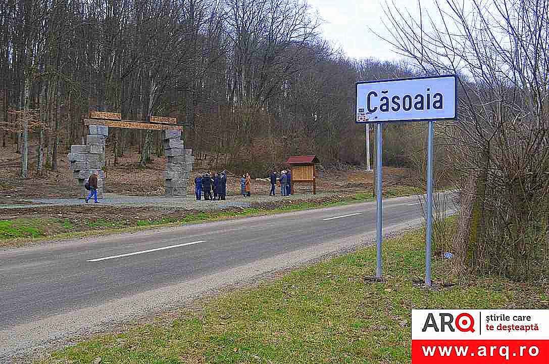 S-a inaugurat ”Poarta Prieteniei” la intrarea în Parcul de Sculpturi din Căsoaia