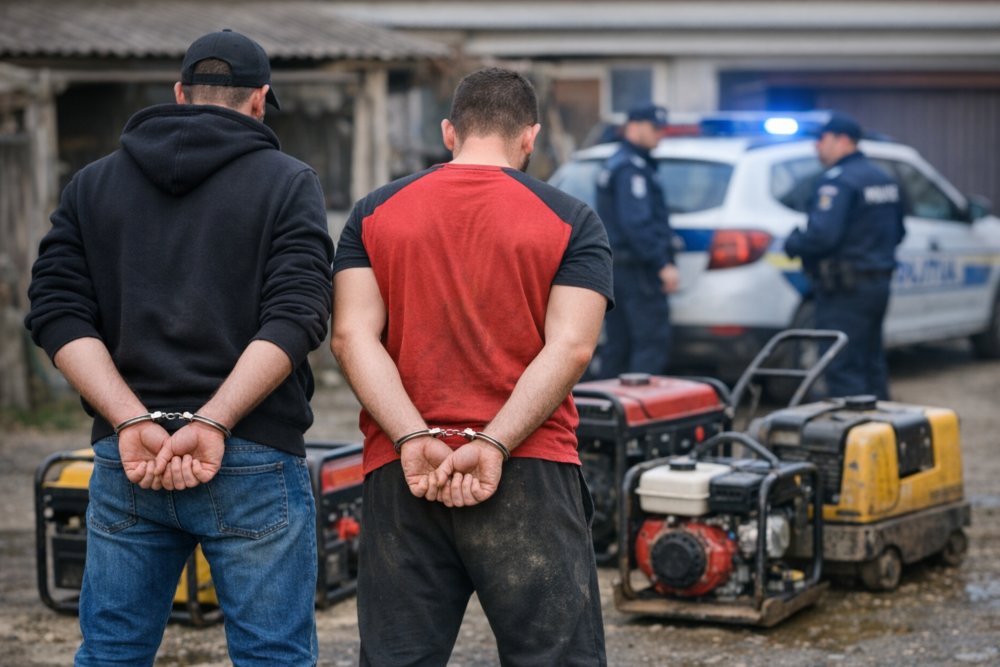 Start-up eșuat: băieții din Nădlac cu generatoarele, reținuți înainte să-și facă firmă de închiriat utilaje la negru