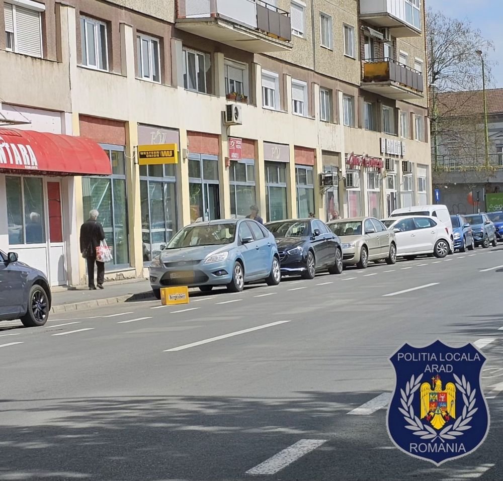 Amenzi de până la 2.500 lei pentru cei care își „rezervă” locul de parcare cu diverse obiecte