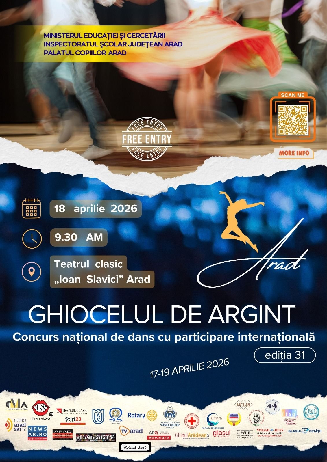 Concurs național de dans cu participare internațională „Ghiocelul de Argint”, ediția 31