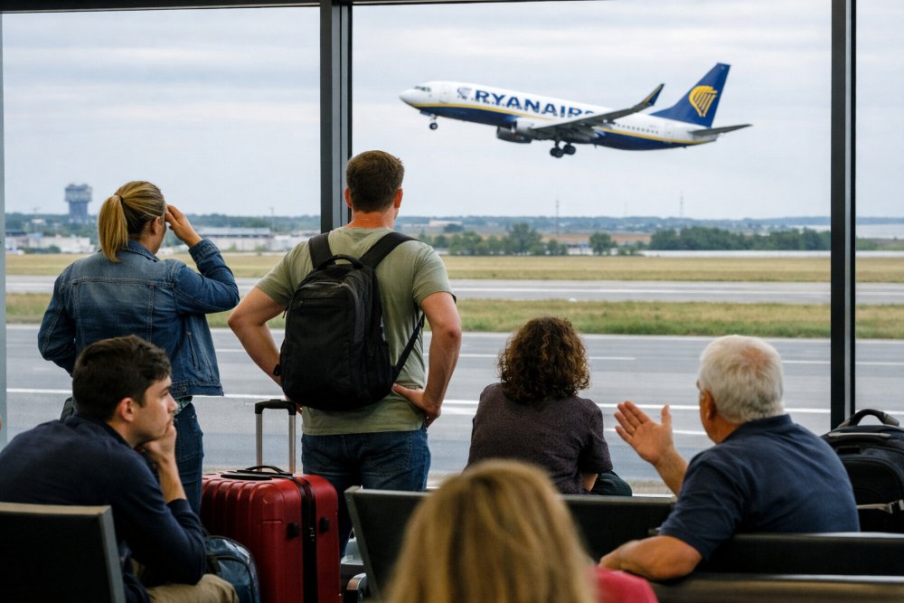 Avionul a decolat, pasagerii au rămas în aeroport: scandal la un zbor Ryanair spre Marrakech