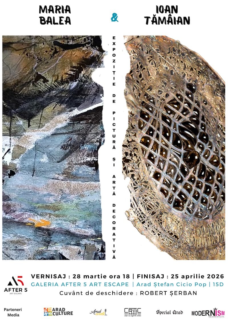 Finisaj – Expoziție de pictură și artă decorativă Maria Balea & Ioan Tămâian