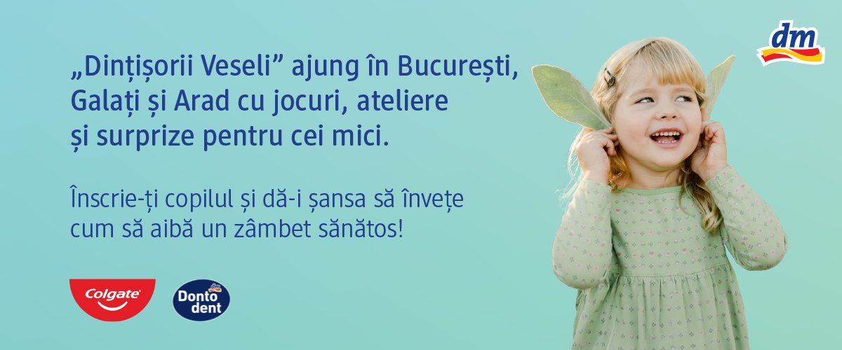 Dințișorii Veseli: un nou format interactiv în 8 orașe ale țării