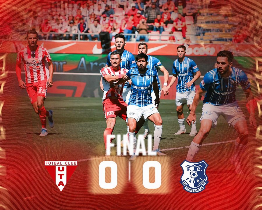 Remiză albă între UTA și Farul