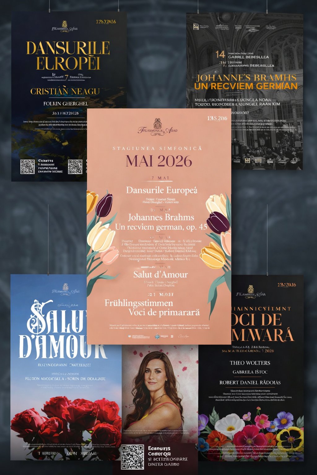 De la „Dansurile Europei” la „Voci de primăvară” – Filarmonica Arad aduce magia lunii mai