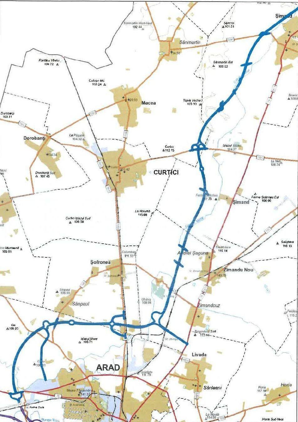 Se fac exproprieri la Zimandu Nou: localnicii care au terenuri pe traseul drumului expres sunt chemați la Primărie