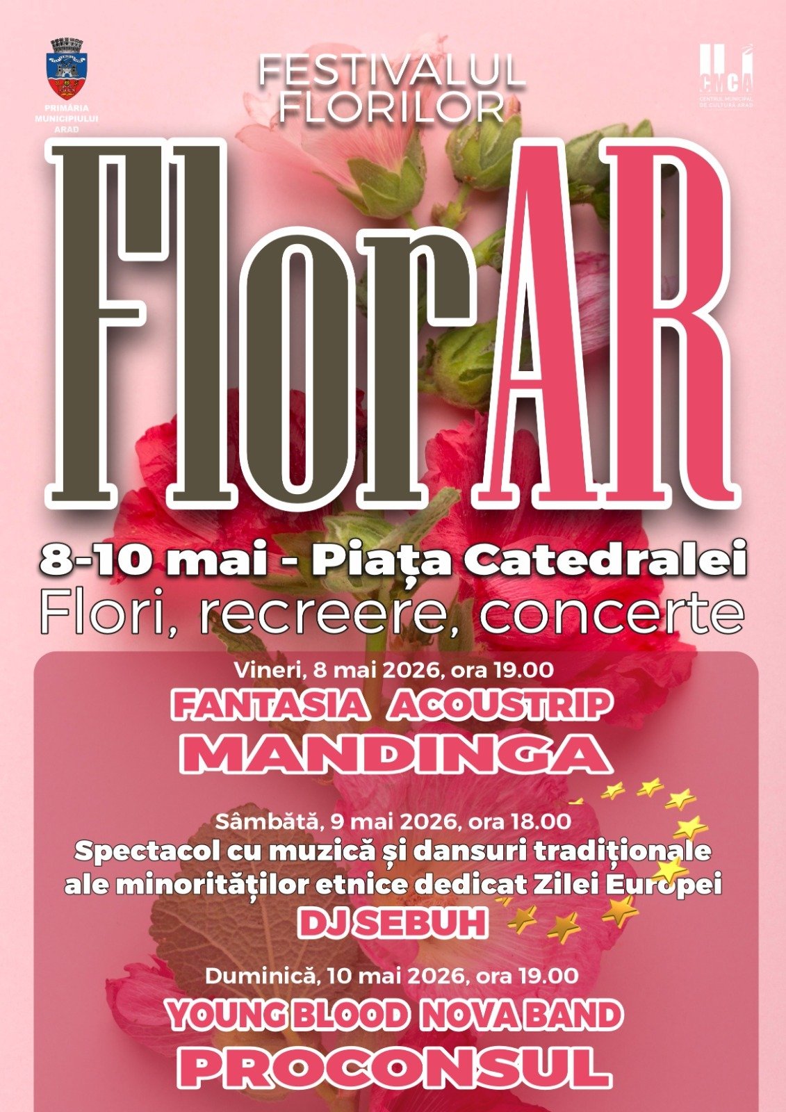 FlorAr 2026: expoziție de flori și concerte de muzică ușoară în Piața Catedralei; vezi care este programul