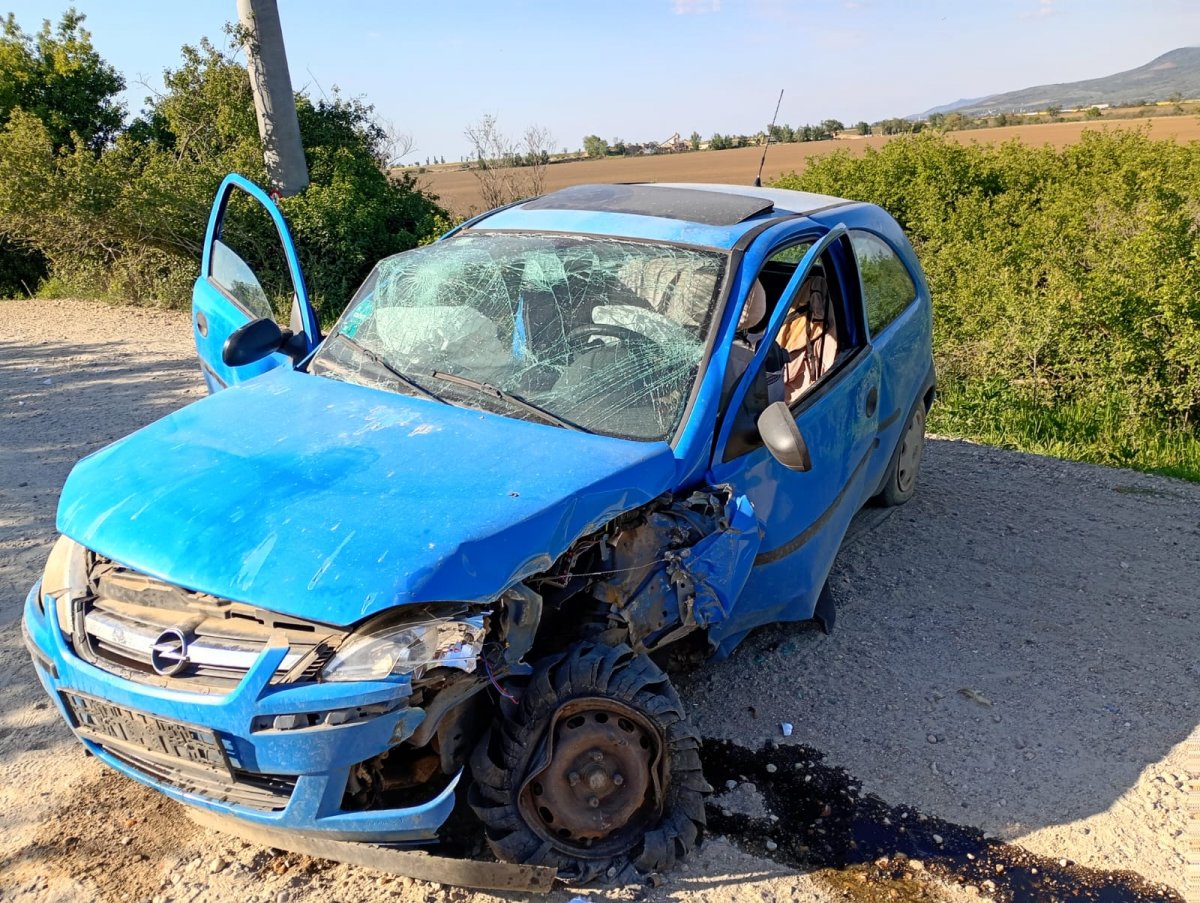 Accident rutier cu autoturism Opel la Zăbrani