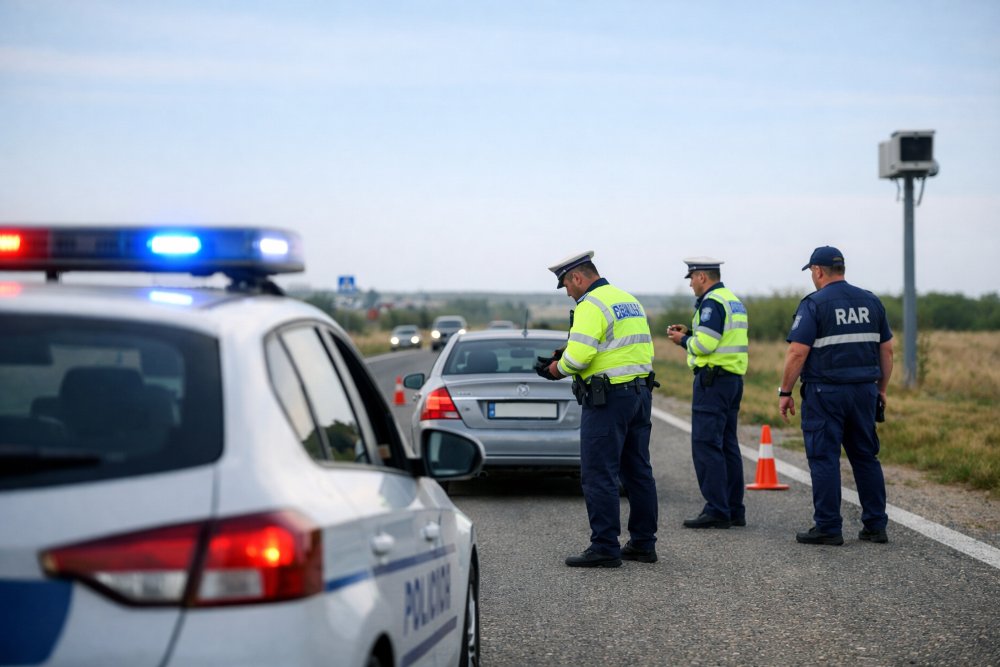 Mercedes condus de un recidivist beat și fără permis, oprit la Șofronea; acum are timp 30 de zile să se gândească la ce a făcut