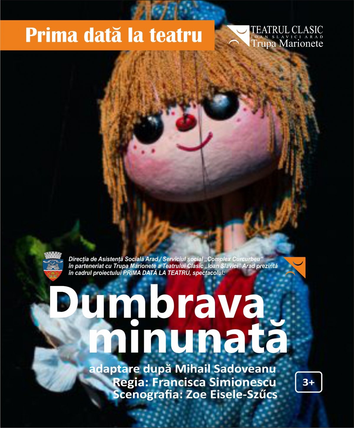 Primii pași în lumea poveștilor. Trupa Marionete inițiază proiectul „Prima dată la teatru”
