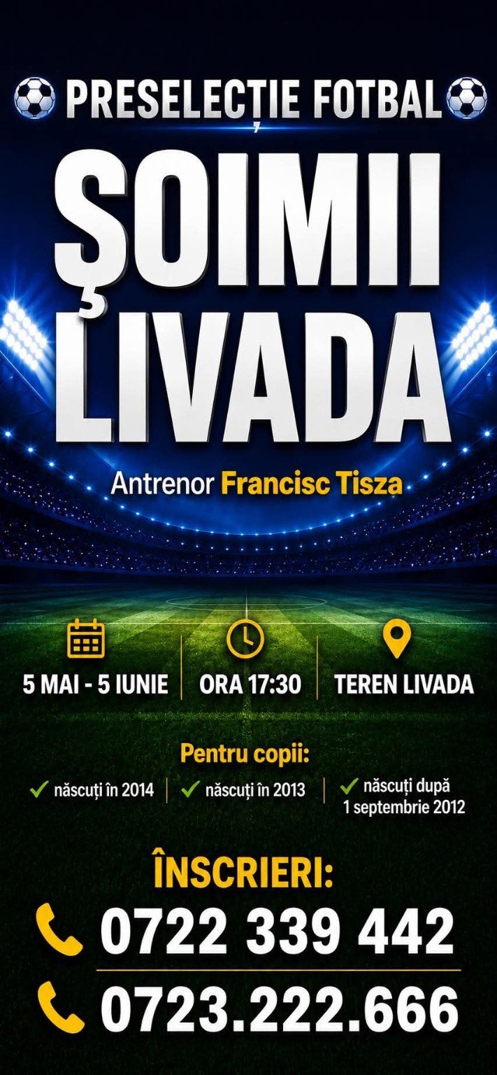 Ultimele zile de înscrieri pentru preselecția micilor fotbaliști!