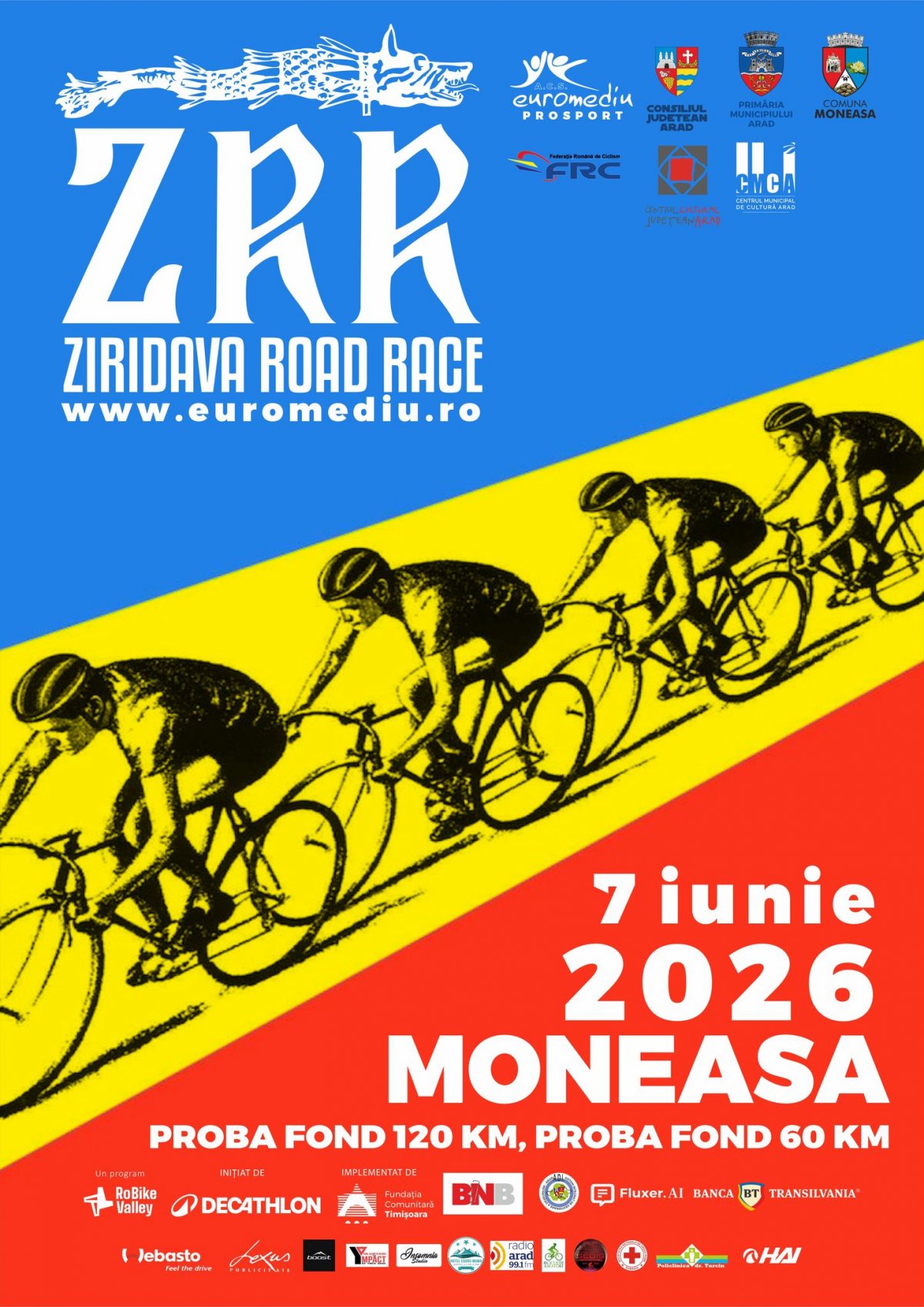 Începe Ziridava Road Race, una dintre cele mai importante competiții de ciclism pe șosea din vestul țării