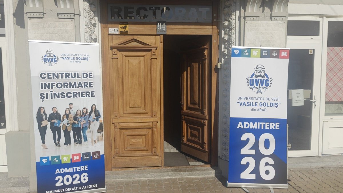 Universitatea de Vest „Vasile Goldiș” din Arad deschide Centrul de informare și înscrieri pentru viitorii studenți.