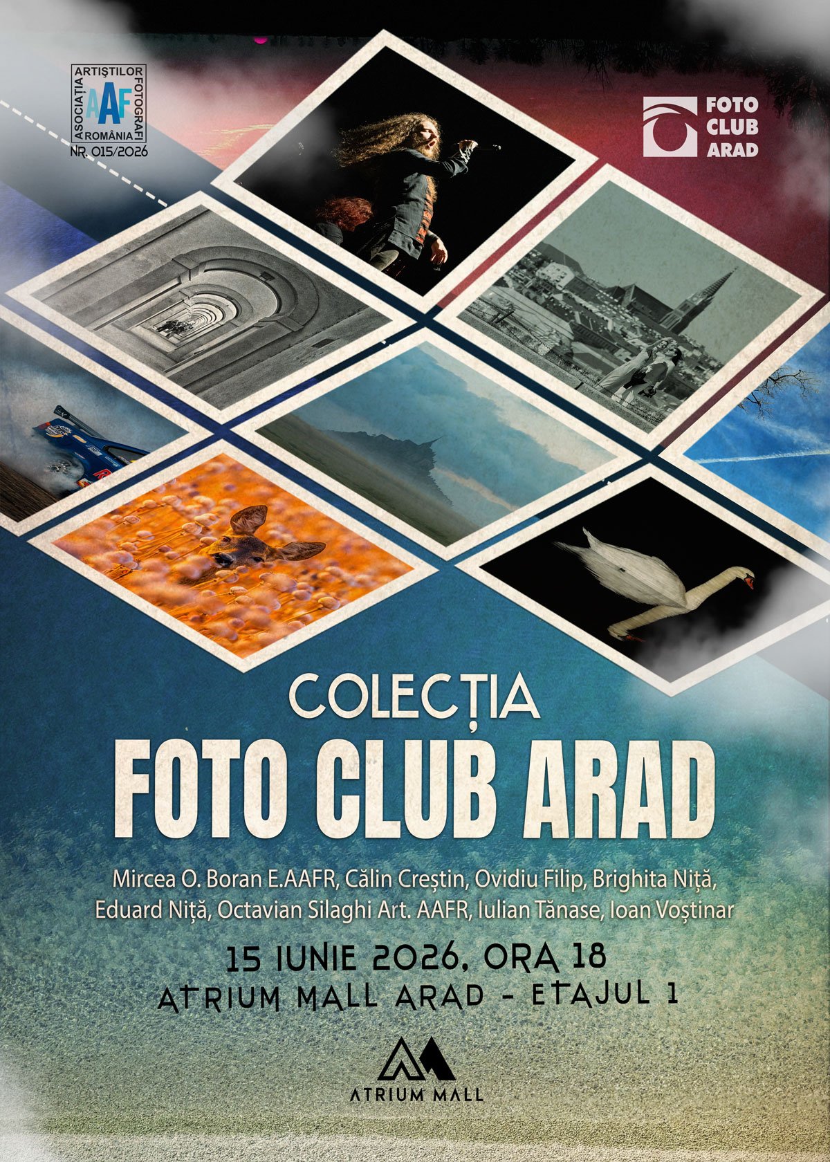 Colecția Foto Club Arad prezentată la Atrium Mall Arad