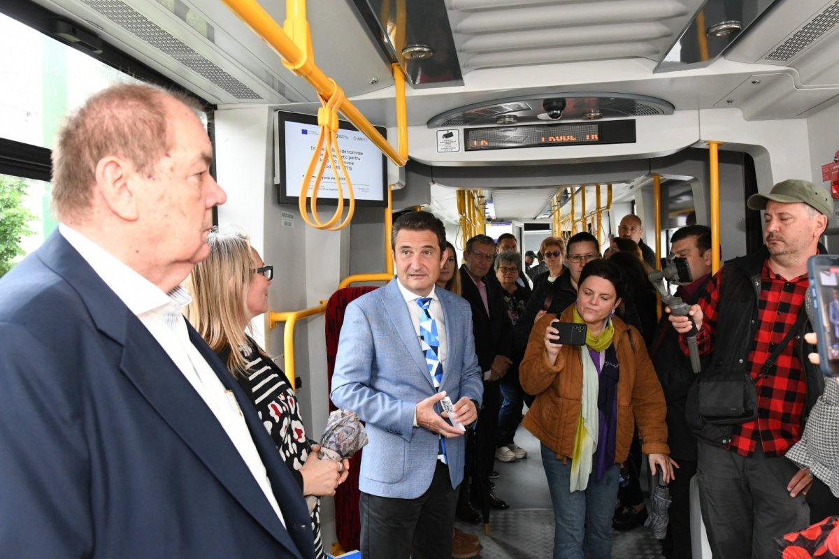 Transport public modern la Arad: proiect european finalizat cu succes (FOTO)