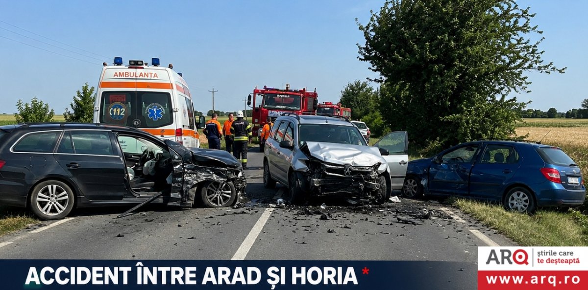 Accident între Arad și Horia