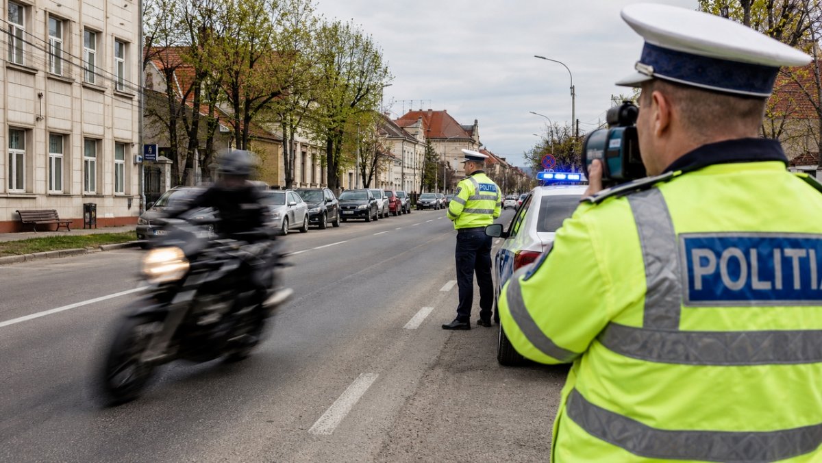 U 110 KM./H ÎN MUNICIPIU 