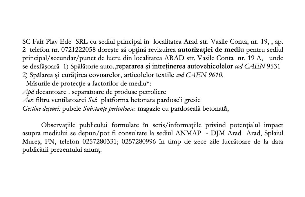 ANUNȚ