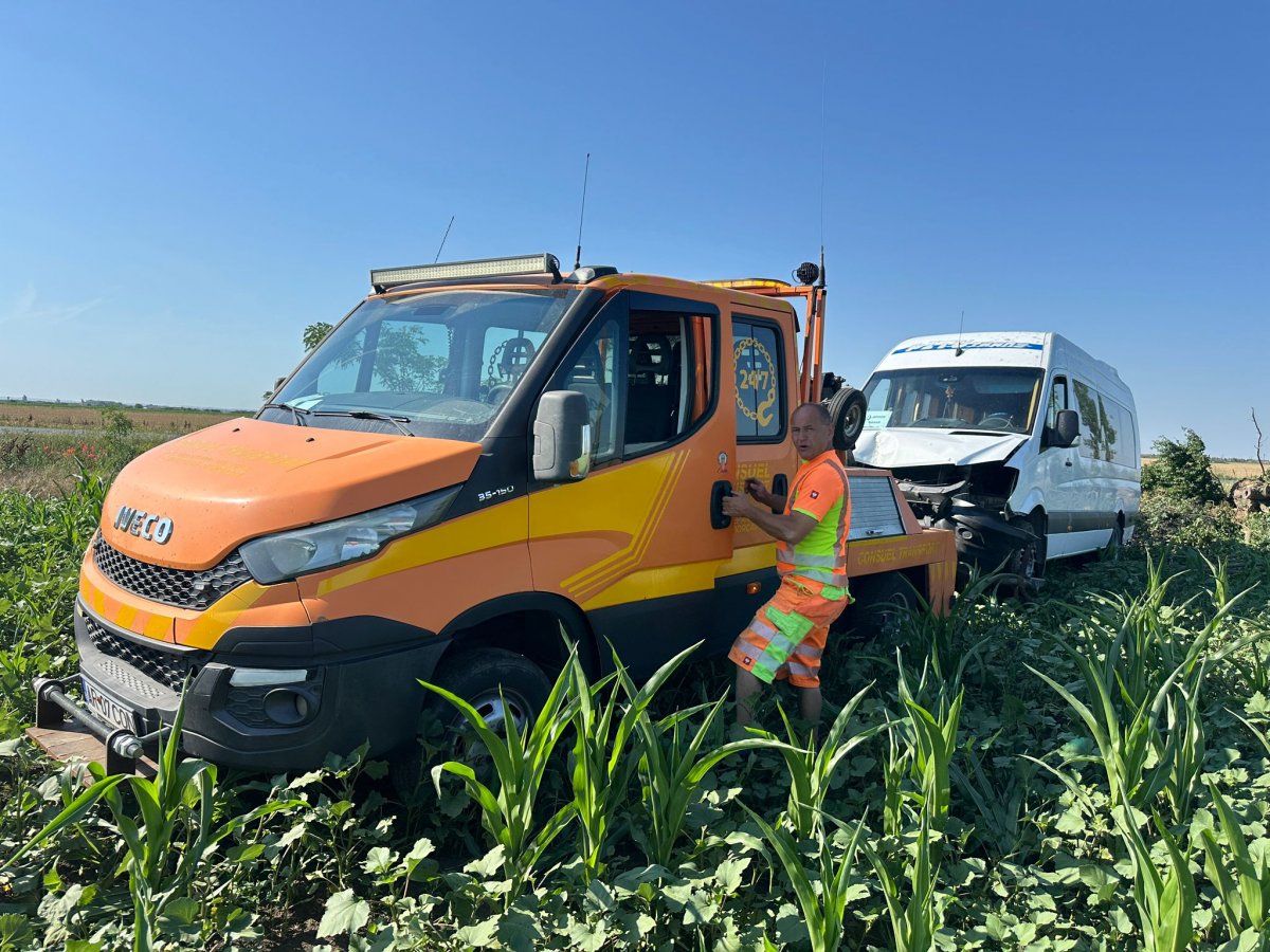  Accident rutier între localitățile Vladimirescu și Horia