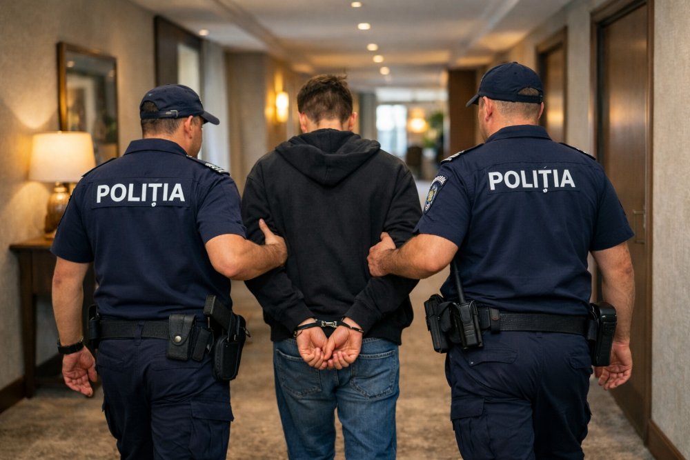 8000 de euro furați dintr-o cameră de hotel din Pecica; banii aparțineau unei femei, iar hoțul este... un tânăr de 19 ani
