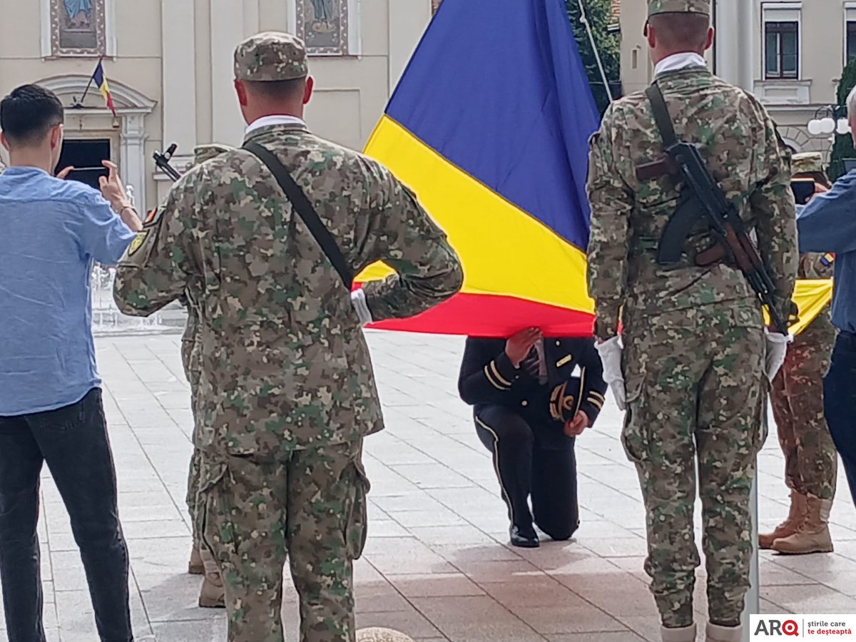 Aradul marchează Ziua Drapelului Național: ceremonii în 25 și 26 iunie în Piața Catedralei