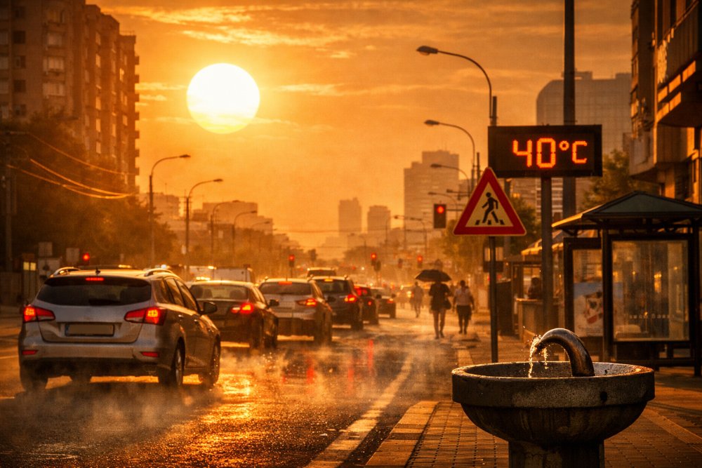 Cod roșu de caniculă în Arad: temperaturile pot ajunge la 40°C