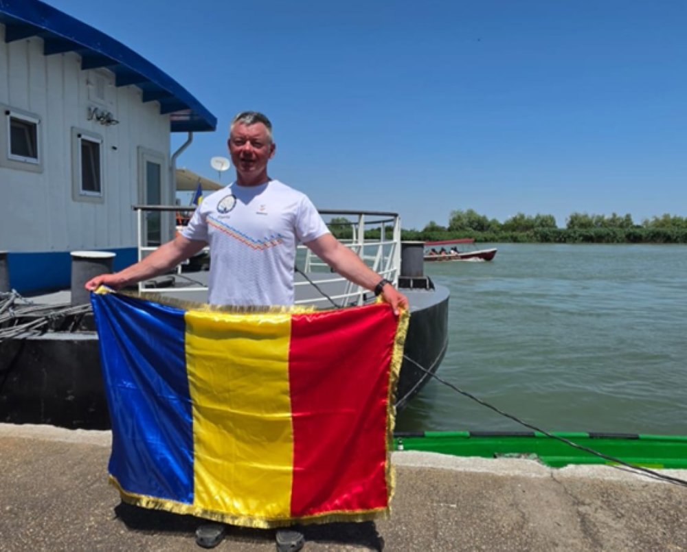 Din Munții Pădurea Neagră la Marea Neagră: arădeanul Flaviu Hoțopan a parcurs singur Dunărea în caiac