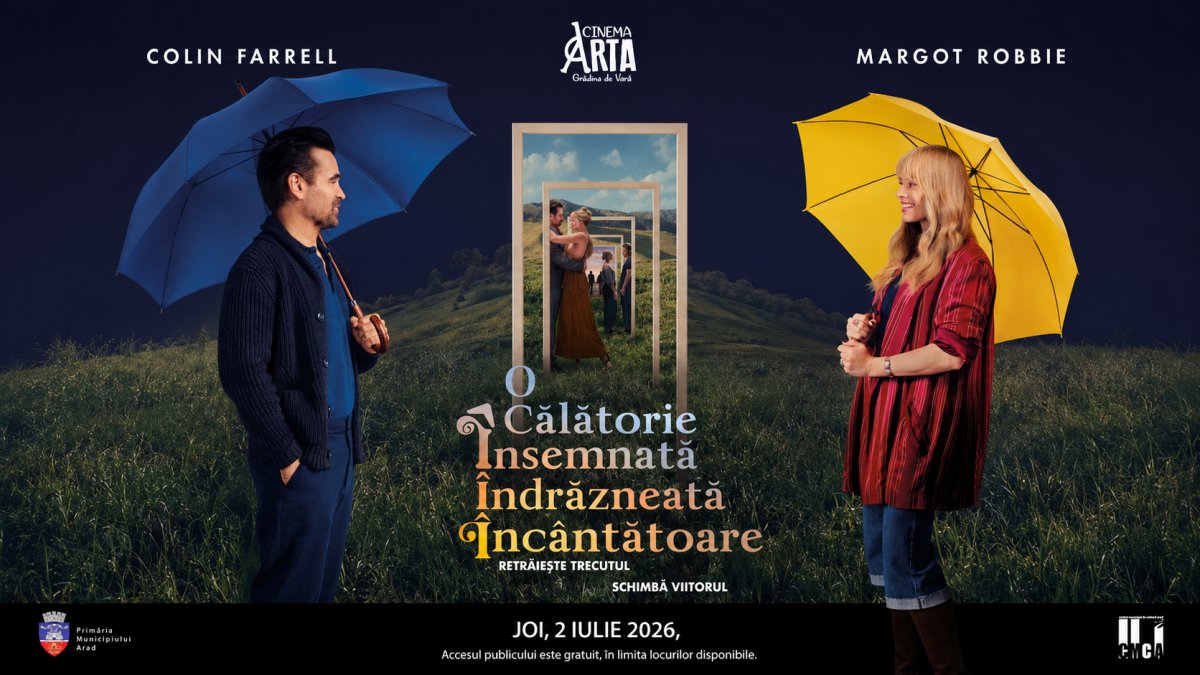  Proiecția filmului „O călătorie însemnată, îndrăzneață, încântătoare” va avea loc în sala mare a Cinema „Arta”, începând cu ora 19:00.