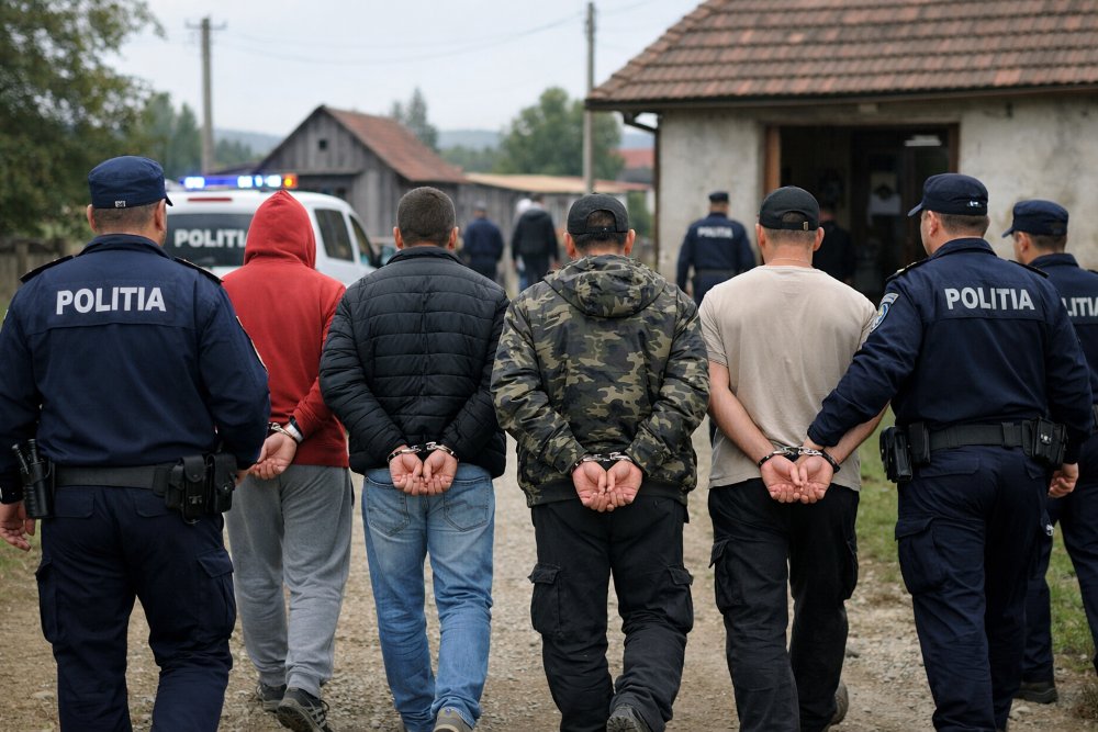 Cinci bărbați din Pilu arestați pentru viol și torturarea unei femei în prezența unor minori